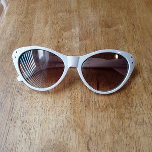 Cat Eye Sunglasses, white